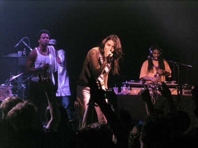 On stage with Digable Planets