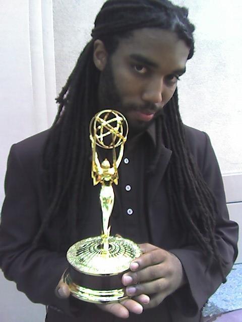 Yeah, that's me with my Emmy.